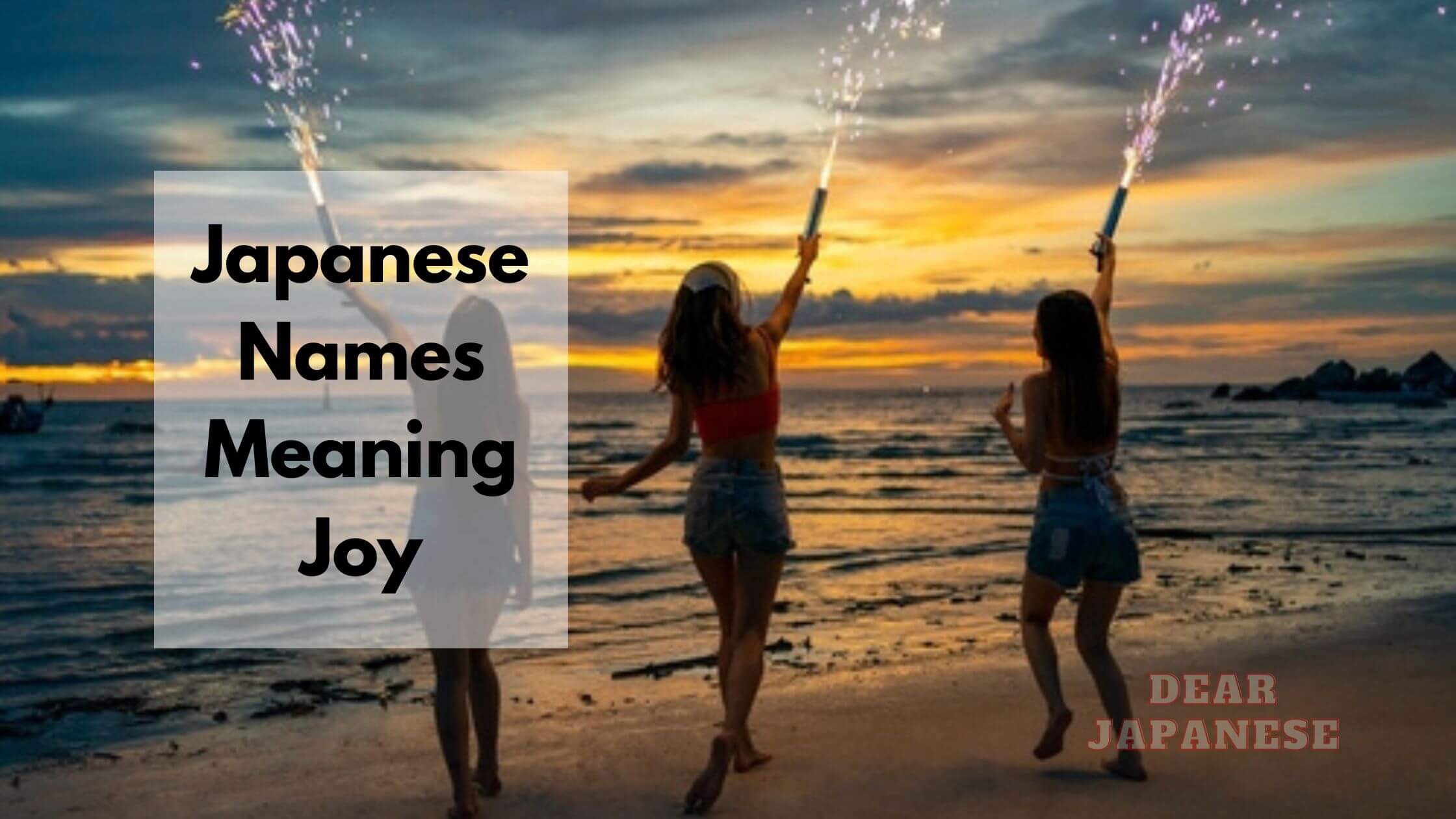 Female Japanese Names Meaning Joy