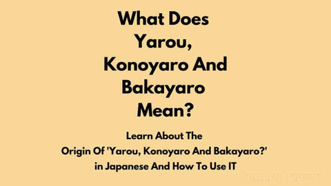 yarou-konoyaro-and-bakayaro-mean