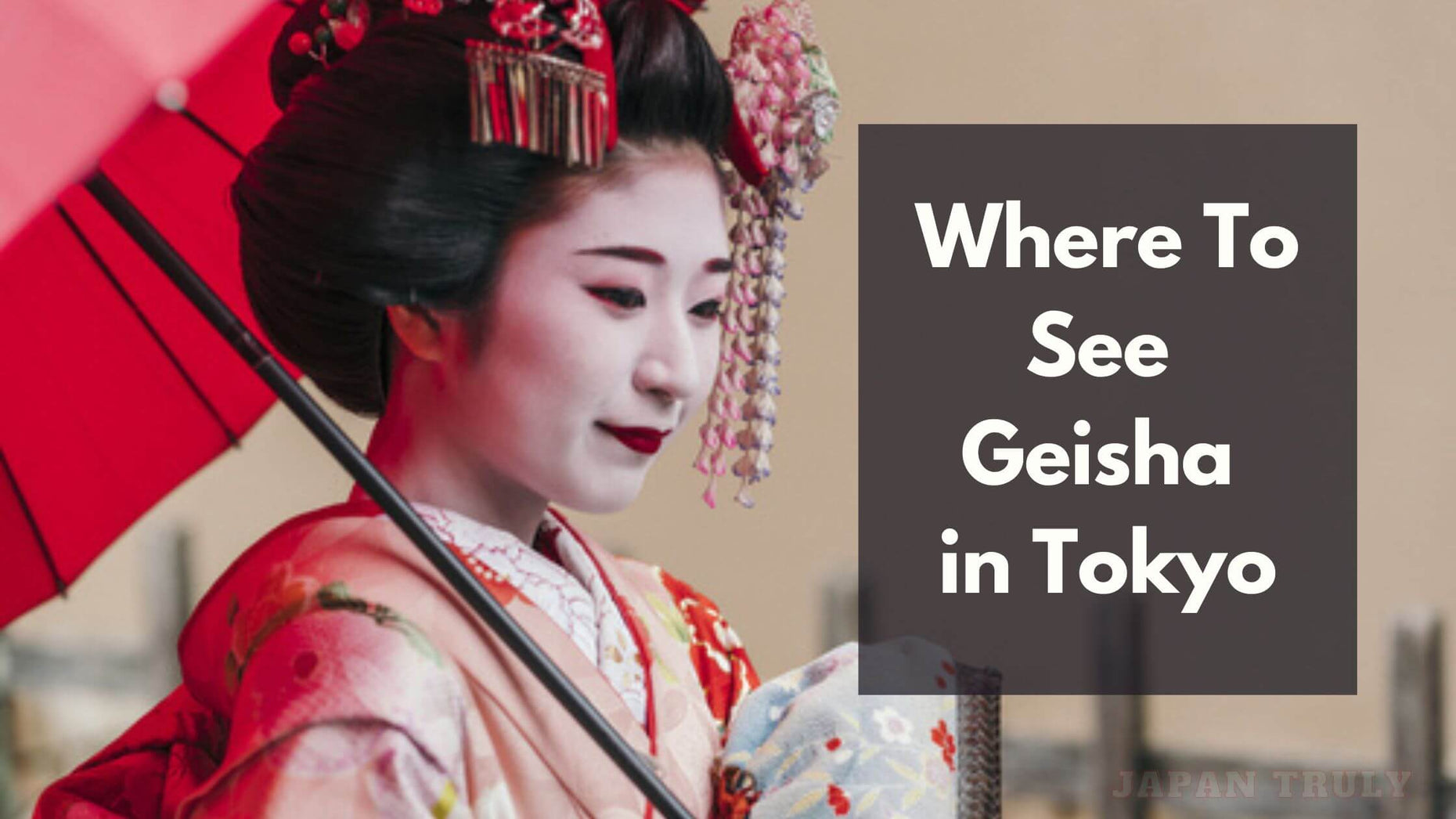 Where To See Geishas In Tokyo? – Japan Truly