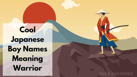 japanese boy names meaning warrior