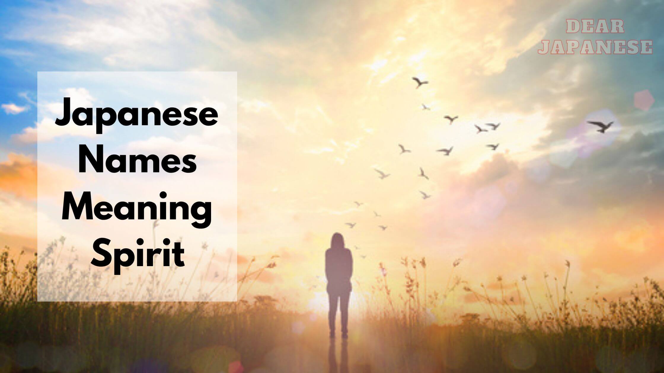 40 Japanese Names Meaning Spirit – Japan Truly