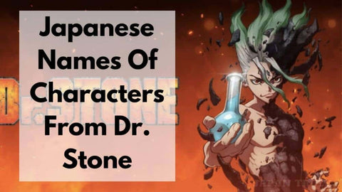 japanese names of charatcers from dr stone