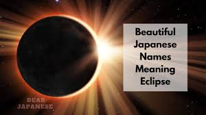 japanese names meaning eclipse