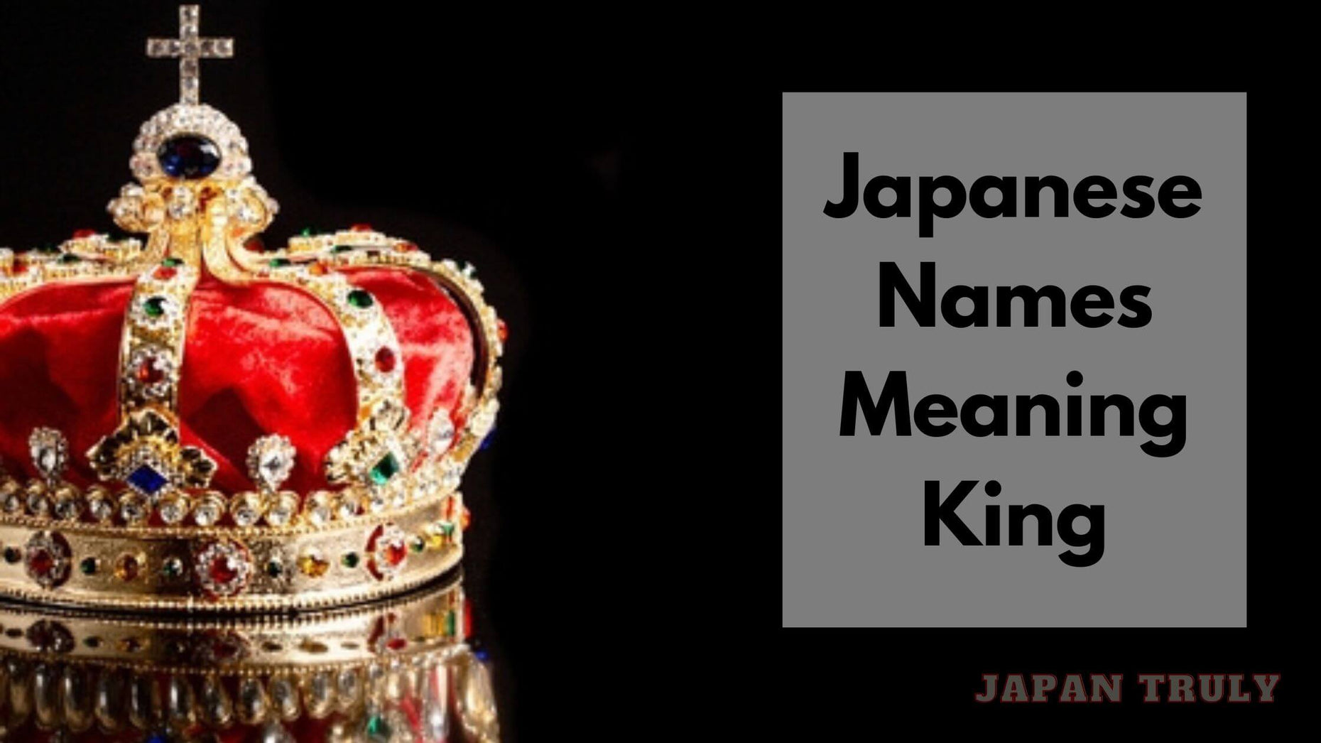 40 Royal Japanese Names Meaning King Japan Truly