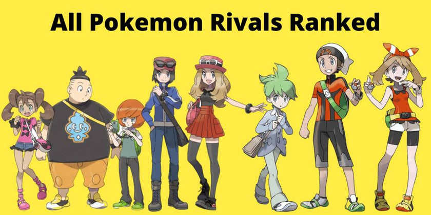 Every Pokemon Rival Ranked | Pokemon Rivals Rankings In Pokemon Games ...
