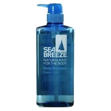 Body shampoo with menthol, SEA BREEZE, 600 ml, Shiseido
