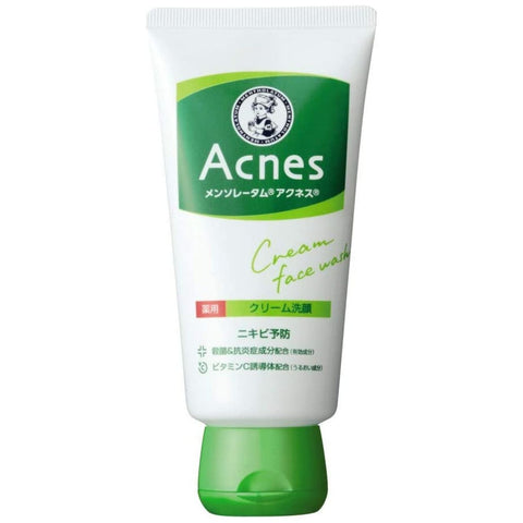 Cream cleanser - cream ROHTO Acnes face wash, medicated