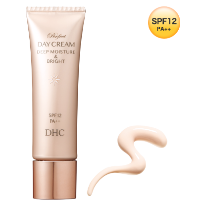 DHC Day & Night Perfect Day Cream Deep Moist & Bright Day moisturizer face cream with SPF 12 · PA ++, 30g