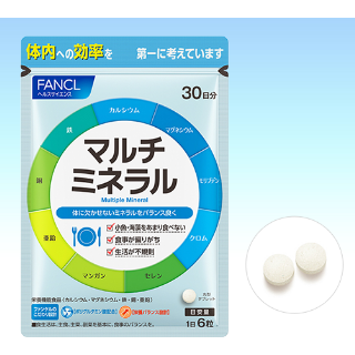 FANCL Multi-mineral Multimineral caplets 180шт for 30 days