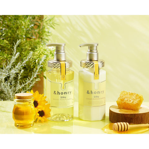 &honey Silky Smooth Moisture Shampoo 1.0 (Japanese Honey Shampoo) 440ml
