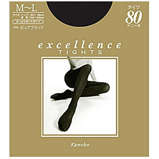 嘉娜宝 Kanebo Excellence TIGHTS 80D 紧身裤，黑色