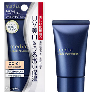 KANEBO Media Liquid Foundation UV Foundation makeup base with SPF30 · PA ++, 25gr
