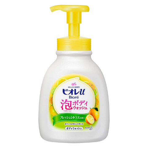 KAO BIORE Body wash citrus Cleansing body foam with citrus aroma