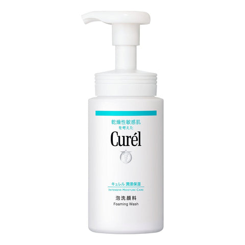 花王 Curel 珂润泡沫洁面泡沫，适合干性和敏感肌肤，150 毫升