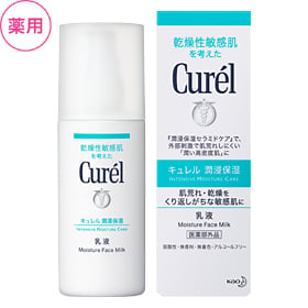 KAO Curel medicated moisture milk Moisturizing milk for dry and sensitive skin, 120 ml