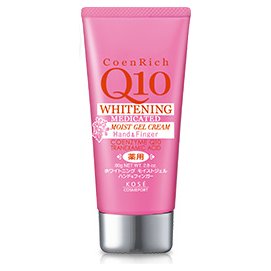 Kose Cosmeport CoenRich Q10 whitening Medicated Moist Gel Cream, Hand & Finger with Coenzyme Q10 Light gel hand cream, 80g