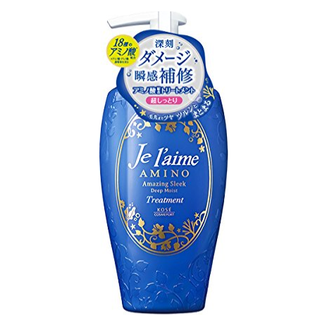 KOSE Cosmeport Je l`Aime AMINO 深层保湿护理再生非硅护发膏，深层保湿，500ml