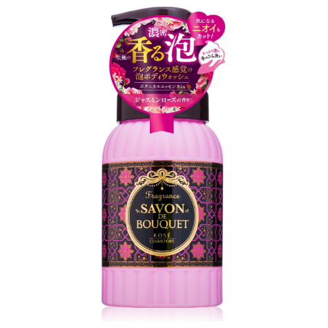 Kose Cosmeport Savon De Bouquet Fragrance Body Wash Perfume Body Soap, 450ml