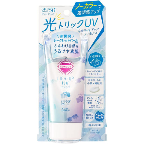 Kose Cosmeport SunCut Light Up UV Essence Sunscreen with SPF 50+ / PA ++++, 80g