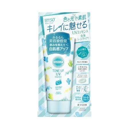 Kose Cosmeport SunCut Tone Up UV Essence Mint Green SPF 50+/PA++++ , 80 g