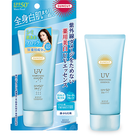 Kose Cosmeport SUNCUT UV Whitening Essence Sunscreen Whitening Essence with SPF 50+ PA ++++, 80g