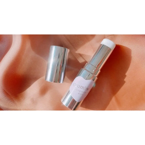 Kose Cosmeport Urumina+ Raw Glossy Skin Melty Stick Serum stick for moisturizing over makeup