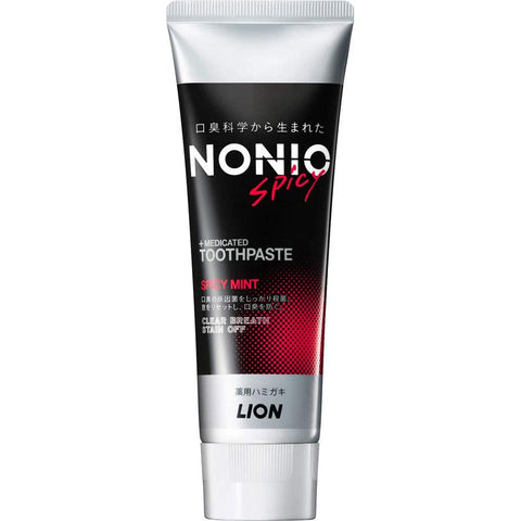 LION Nonio + Medicated Spicy Mint Complex Toothpaste, 130 g
