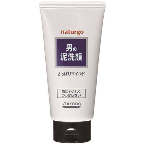 Men's facial wash with natural clay,130 g.Shiseido NATURGO Series