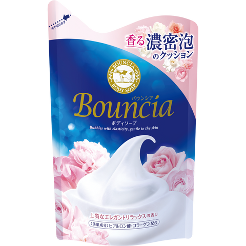 Moisturizing body soap is a Bouquet of feminine aroma with collagen and silk amino acids BOUNCIA