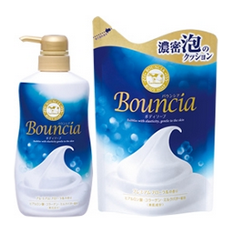 Moisturizing body soap with collagen and silk amino acids BOUNCIA, Cow Brand