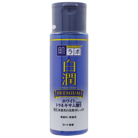 Premium Rohto Hadalabo Shirojyun Medicated Whitening Lotion Moist Premium whitening lotion for dry skin