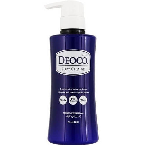 ROHTO Deoco Medicated Body Cleanse Shower Gel Against the Age Smell of Sweat, 350ml