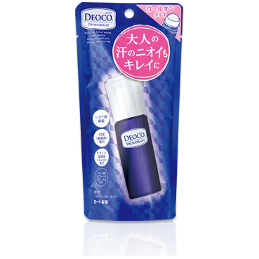 ROHTO Deoco Medicated Deodorant Roll-On Roller Medicinal Deodorant, 30ml