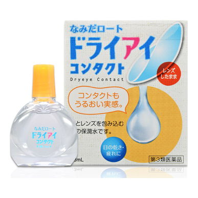 ROHTO DRYEYE CONTACT JAPANESE MOISTURIZING DROPS WHILE WEARING CONTACT LENSES