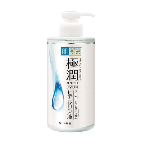 ROHTO Hada Labo Gokujyun Lotion Water Hyaluronic Acid Moisturizing Facial Lotion with 3 types of hyaluronic acid, 400ml