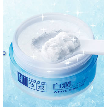 ROHTO HADA LABO Shirojyun Whitening Sherbet White cooling cream-sorbet for the face, 30g