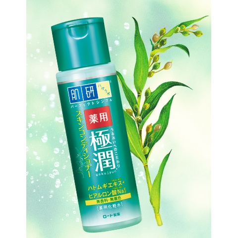 Rohto Hadalabo Gokujyun Medicated Skin Conditioner Moist Type moisturizing conditioner for the face, with a cooling effect