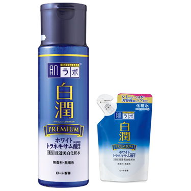 Rohto Hadalabo Shirojyun Medicated Whitening Lotion Premium Premium whitening lotion for normal and combination skin