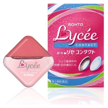 Rohto Lycee Contact Eye drops when wearing contact lenses 8ml