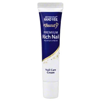 ROHTO Mentholatum Hand Veil Premium Rich Nail Cream for strengthening nails, 12 g