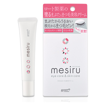 ROHTO Mesiru Eye Skin Care Cream serum for eyelids and eyelashes, 16g