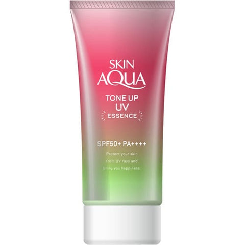 ROHTO Skin AQUA Tone Up UV Essence Happiness Aura SPF 50+ PA++++