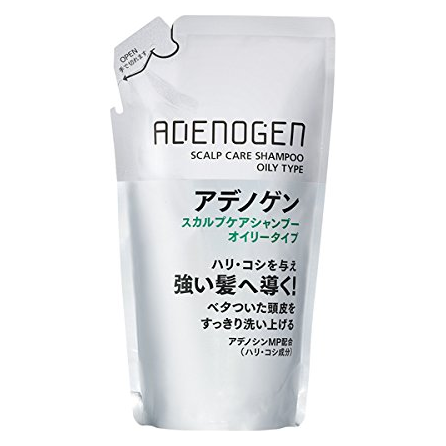Shiseido Adenogen scalp care shampoo oily type shampoo for oily scalp