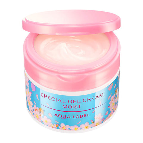 Shiseido Aqua Label Special Gel Cream A (Moist) Moisturizing gel-cream for face with sakura scent, 90g