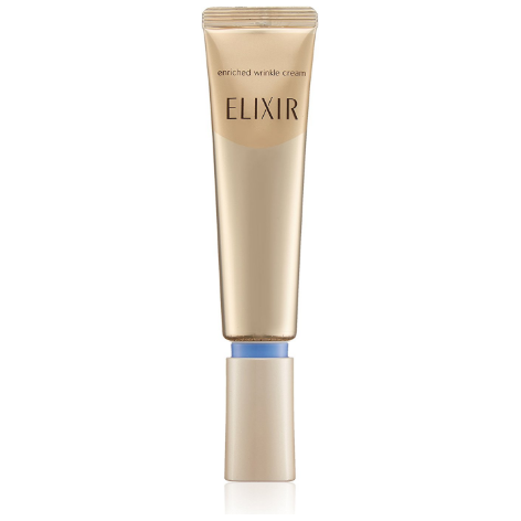资生堂 Elixir Superieur Enriched Wrinkle Cream's Enriched 抗皱霜，适用于眼睛和嘴唇周围的皮肤，15gр