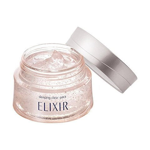 SHISEIDO Elixir Whitening and Revitalizing Care Sleeping pack night clear Whitening gel facial mask 105g