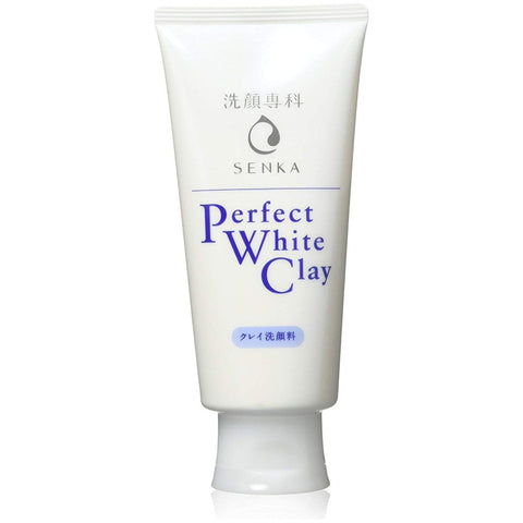 SHISEIDO Hada Senka Perfect White Clay facial cleansing the face with white clay 120g