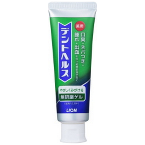 Therapeutic toothpaste "Dent Health Smooth Gel" in order to prevent diseases of the gums and teeth ,85 gr, Lion