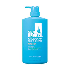适用于油性头皮和所有发质的二合一洗发水和 SEA BREEZE 护发素，资生堂